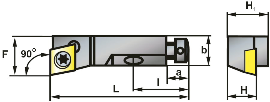 SCFCR 10CA09 vyvrtávací tyč